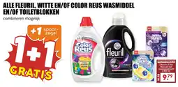 De Boerenschuur fleuril, witte en/of color reus wasmiddel en/of toiletblokken aanbieding