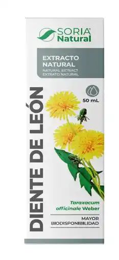 De Online Drogist Soria Natural Taraxacum Officinalis XXI Druppels 50ML aanbieding