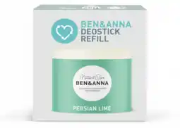 De Online Drogist Ben & Anna Persian Lime Case + Deostick Refill 40GR aanbieding