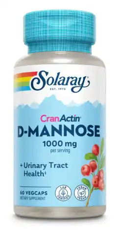 De Online Drogist Solaray Cranactin D-Mannose Capsules 60VCP aanbieding