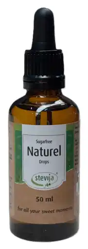 De Online Drogist SteviJa Sugarfree Natural Drops 50ML aanbieding