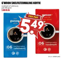 De Boerenschuur g'woon snelfiltermaling koffie aanbieding