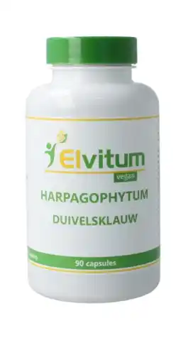De Online Drogist Elvitum Harpagophytm Duivelsklauw Capsules 90CP aanbieding