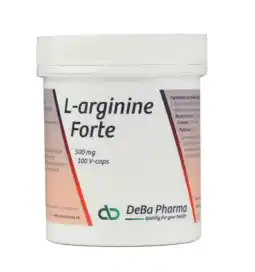 De Online Drogist DeBa Pharma L-arginine Capsules 100VCP aanbieding