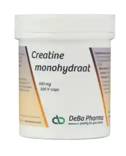 De Online Drogist DeBa Pharma Creatine Monohydraat Capsules 100VCP aanbieding