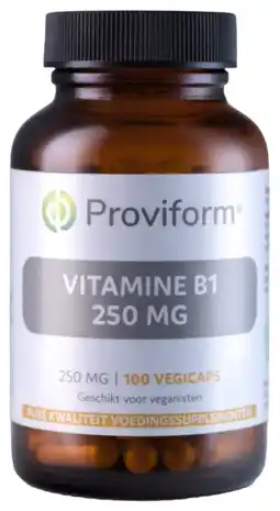 De Online Drogist Proviform Vitamine B1 250mg Capsules 100VCP aanbieding