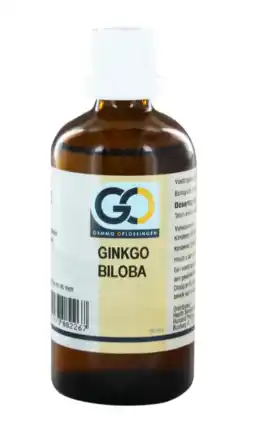 De Online Drogist GO Gemmo Oplossingen Ginkgo Biloba Druppels 100ML aanbieding
