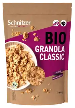 De Online Drogist Schnitzer Bio Granola Classic Glutenvrij 325GR aanbieding