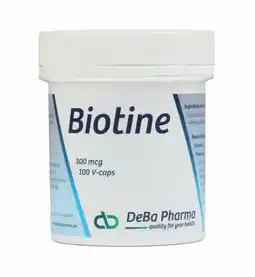 De Online Drogist DeBa Pharma Biotine Capsules 100VCP aanbieding
