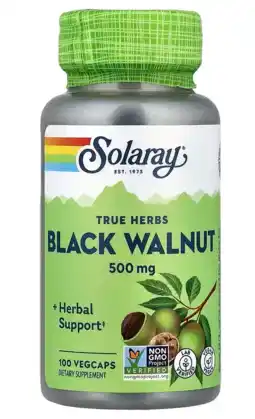 De Online Drogist Solaray Black Walnut Capsules 100VCP aanbieding
