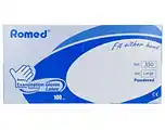 De Online Drogist Romed Latex Handschoenen Large 100ST aanbieding