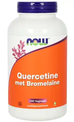 De Online Drogist NOW Quercetine met Bromelaine Capsules 240VCP aanbieding