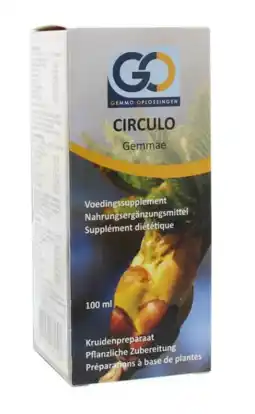 De Online Drogist GO Gemmo Oplossingen GO Gemmo Oplossing Circulo Druppels 100ML aanbieding