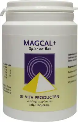 De Online Drogist Vita Producten Vita Magcal+ Capsules 100CP aanbieding