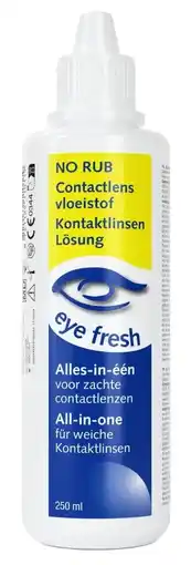 De Online Drogist Eye Fresh Alles-in-één Contactlens Vloeistof 250ML aanbieding