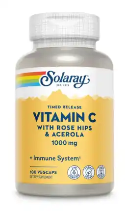 De Online Drogist Solaray Vitamin C 1000mg Capsules 100VCP aanbieding