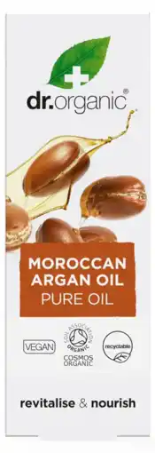 De Online Drogist Dr Organic Moroccan Argan Pure Oil 50ML aanbieding