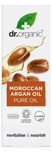 De Online Drogist Dr Organic Moroccan Argan Pure Oil 50ML aanbieding