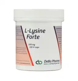 De Online Drogist DeBa Pharma L-lysine-Forte Capsules 120VCP aanbieding