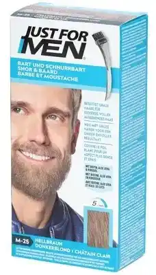 De Online Drogist Just For Men Snor & Baard M-25 Donkerblond 14GR aanbieding