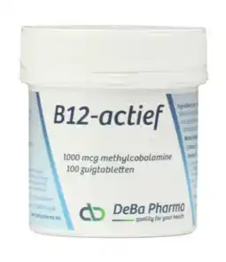 De Online Drogist DeBa Pharma B-12 Actief Zuigtabletten 100ZTB aanbieding
