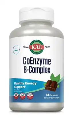 De Online Drogist Kal CoEnzyme B-complex Kauwtabletten 60KTB aanbieding