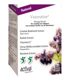De Online Drogist Activo Vasorutine Capsules 60VCP aanbieding
