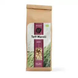 De Online Drogist Teff Muesli Cranberry Biologisch 250GR aanbieding