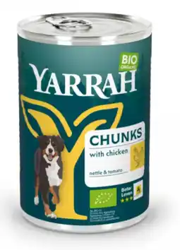 De Online Drogist Yarrah Chicken Chunks Hondenvoer 405GR aanbieding