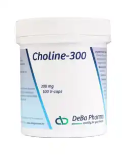 De Online Drogist DeBa Pharma Choline-300 Capsules 100VCP aanbieding