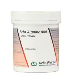 De Online Drogist DeBa Pharma Beta-alanine 800mg Tabletten 120TB aanbieding