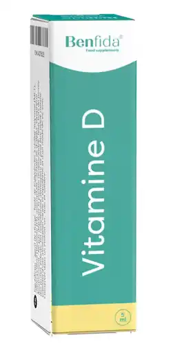 De Online Drogist Benfida Vitamine D Druppels 5ML aanbieding