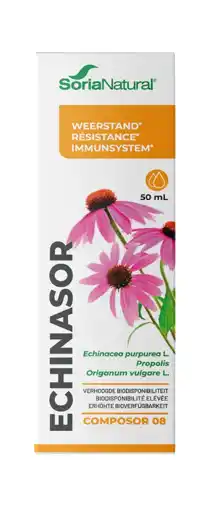 De Online Drogist Soria Natural Echinasor Composor 08 Druppels 50ML aanbieding