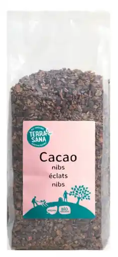 De Online Drogist TerraSana Cacao Nibs 500GR aanbieding