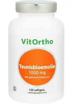 De Online Drogist VitOrtho Teunisbloemolie Softgels 120SG aanbieding