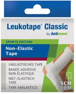 De Online Drogist Actimove Non-Elastic Tape 5cm x 1ST aanbieding