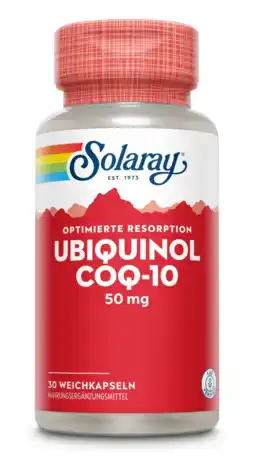 De Online Drogist Solaray Ubiquinol COQ-10 50mg Capsules 30CP aanbieding
