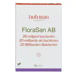 De Online Drogist Nutrisan FloraSan AB Capsules 15VCP aanbieding