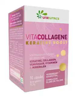 De Online Drogist Vitanutrics Vitacollagene Keratine Boost Capsules 90CP aanbieding
