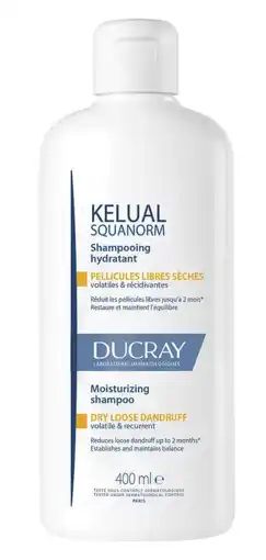 De Online Drogist Ducray Kelual Squanorm Droge Roos Shampoo 400ML aanbieding