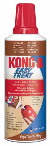 De Online Drogist Kong Easy Treat Honden Leverpastei 230ML aanbieding