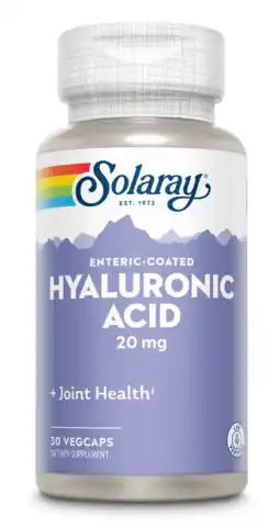 De Online Drogist Solaray Hyaluronic Acid 20mg Capsules 30VCP aanbieding