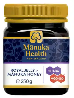 De Online Drogist Manuka Health Royal Jelly Honing MGO 400+ 250GR aanbieding