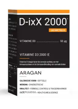 De Online Drogist ixX D-ixX 2000 Softgels 120SG aanbieding