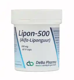 De Online Drogist DeBa Pharma Lipon-500mg Capsules 60VCP aanbieding