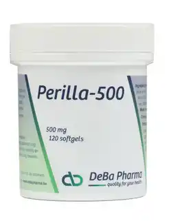 De Online Drogist DeBa Pharma Perilla-500 Softgels 120SG aanbieding