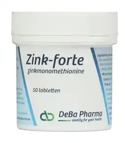 De Online Drogist DeBa Pharma Zink-forte Tabletten 50TB aanbieding