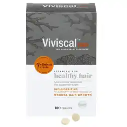 De Online Drogist Viviscal Man Healthy Hair Tabletten 180TB aanbieding