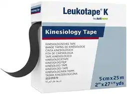 De Online Drogist Actimove Kinesiology Tape Zwart 5cm x 25m 1ST aanbieding