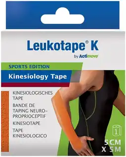 De Online Drogist Actimove Kinesiology Tape Oranje 5cm x 5m 1ST aanbieding